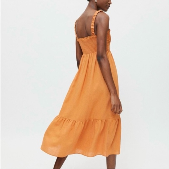 NWOT [Size: S] Urban Outfitters Urban Renewal Eco Smocked Dress - Picture 2 of 3